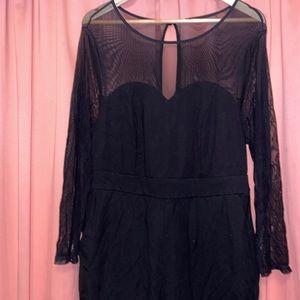 Black romper jumpsuit